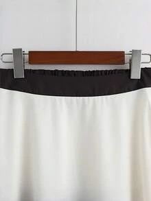 Franclia Women's High Waist Digital Print A-Line Skirt, Relaxed Casual Versatile Design 3d Flower Skirt Black And White Skirt Elegant Skirt Black And White Formal Skirt Rose Skirt - Multicolor - View 4