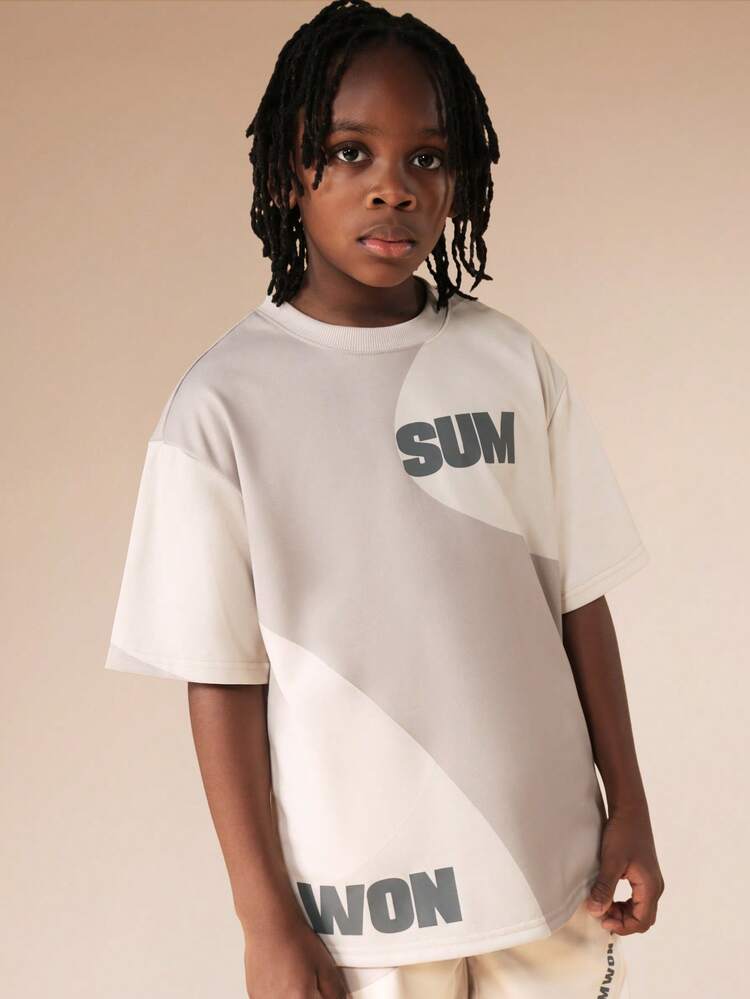 Oversized Jersey T-Shirt And Shorts Set