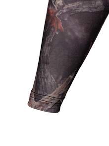 Acti Log Áo thun nam tay raglan cổ tròn tay dài, kiểu dáng thường ngày, thoải mái, thoáng khí, thích hợp cho thể thao. - màu nâu - Xem 5