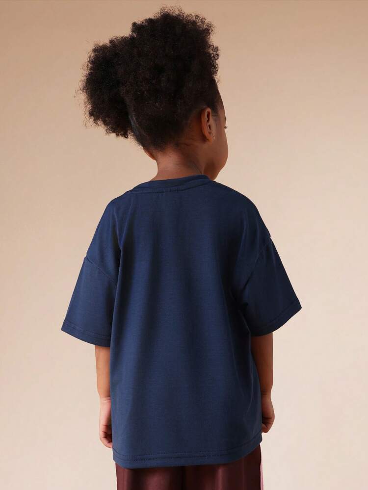 Oversized Boston Graphic Crew Neck Tee