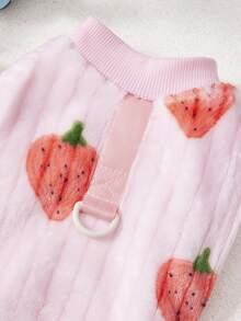 PETSIN 秋冬季宠物绒面背心连帽衫 – 柔软保暖毛衣，带防滑扣，适合犬、猫及小型动物，室内外均可穿着 - 粉色 - 查看 7