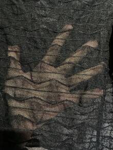 Swim SXY 2026 Spring/Summer Women's Lace & Mesh Black Flare Sleeve Cardigan & Bodycon Skirt, Elegant & Refined Bikini - Black - View 5