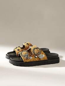 Solecia Women Platforms & Wedge Sandals - Yellow - View 6