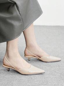 CUCCOO BIZCHIC Giày sandal cao gót dành cho nữ - Màu be - Xem 4
