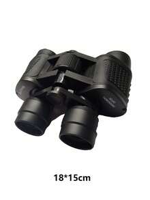 90x90双筒望远镜，高清专业户外旅行望远镜，强力狩猎望远镜，徒步旅行和观鸟望远镜 - 黑色 - 查看 15