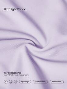 GLOWMODE 2条装轻薄透气吸汗低腰无痕隐形丁字裤日常运动内裤 - 淡紫色 - 查看 6