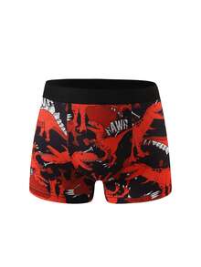 10条/套 幼儿男童卡通恐龙印花舒适平角内裤 - 彩色 - 查看 4