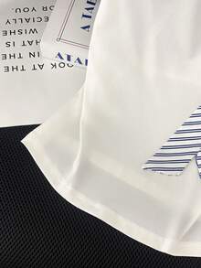 GlowEve 女士时尚条纹拼接浪漫优雅休闲通勤约会派对用餐长袖T恤，春夏款 - 彩色 - 查看 4