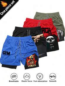 Manfinity Sport Corelite Shorts de sport pour hommes - Noir - Voir 1