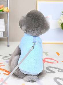 PETSIN Autumn/Winter Plush Velvet Pet Vest & Hoodie – Soft Warm Sweater With Traction Buckle For Dogs, Cats & Small Animals, Indoor/Outdoor Wear - Multicolor - View 32