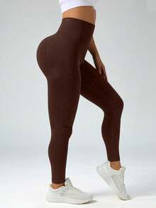 Velisys 女士纯色简约休闲运动紧身裤 - 彩色 - 查看 6