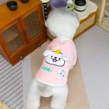 PETSIN Gilet e felpa con cappuccio in velluto morbido e caldo per animali domestici, adatto per cani, gatti e piccoli animali, da indossare sia in casa che all'aperto, con fibbia di trazione, per l'autunno/inverno - Multicolore - Visualizzare 28
