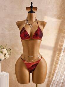 Bellisia 26SS 春夏度假海滩高端性感波西米亚风高领长袖四件套泳衣套装 2026 新款女士泳装到货，适合上学、度假、约会、下午茶、西式、邮轮、海滩、海岛、公路旅行、四季皆宜、音乐节、波西米亚风度假、凉爽秋季、西部波西米亚风、优雅女士上衣 - 彩色 - 查看 12