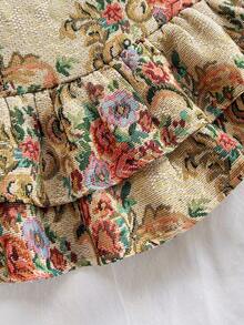 Soleia لباس علوي نسائية كاجوال، للمنتجعات، الشاطئ، ضيوف الزفاف، التخرج، الغداء، عطلة الربيع، عيد الفصح، مهرجان الموسيقى أنيقة بوهيمية استوائية بدون أكتاف، كتف بارز، ظهر مفتوح، حافة مكشكشة قصيرة، خريف/شتاء - متعدد الألوان - مشاهدة 2