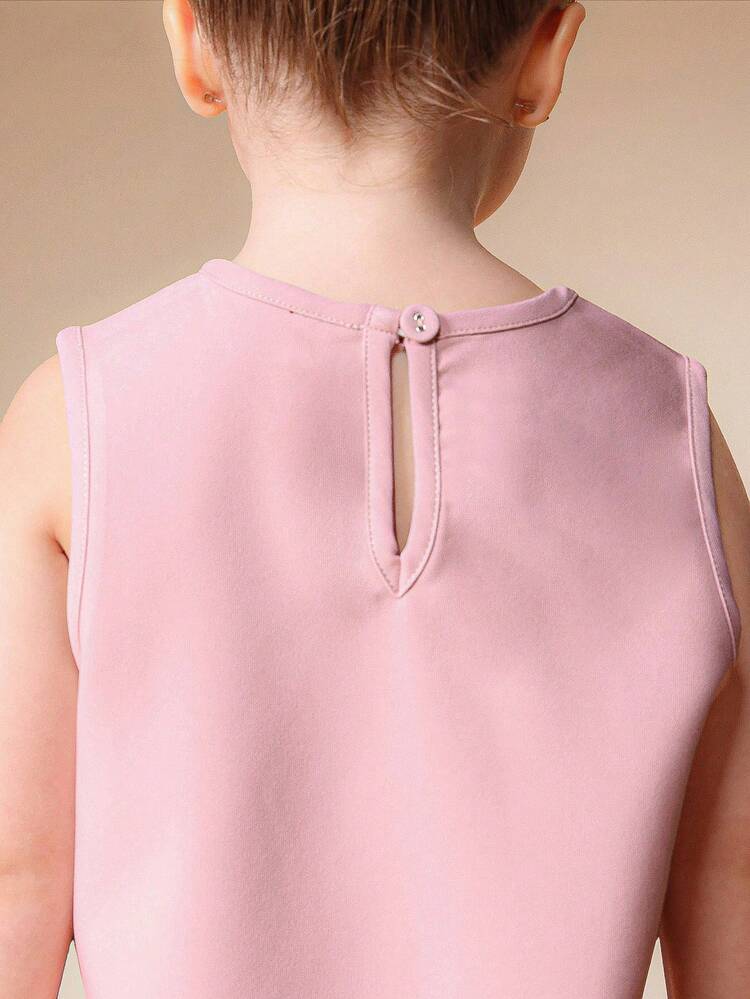 하트 모양 포켓이 있는 시프트 드레스