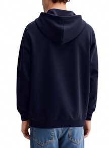 Napapijri Men's Hoodie Navy Blue - BLU MARINE - View 2