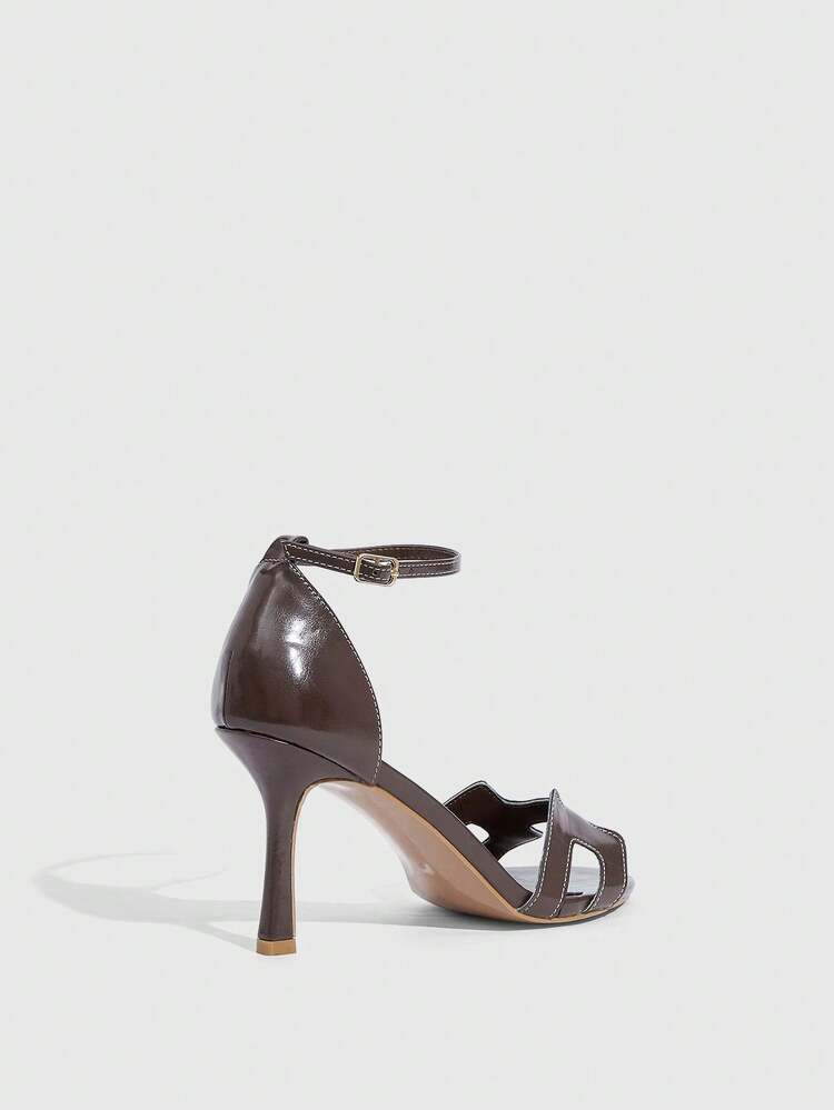 CUCCOO SZL Women's Elegant Commuter Heeled Sandals Valentine's Day Prom Heels Summer Shoes