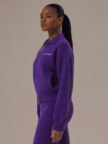 Musera Sport 女士运动毛衣 - 紫色 - 查看 3