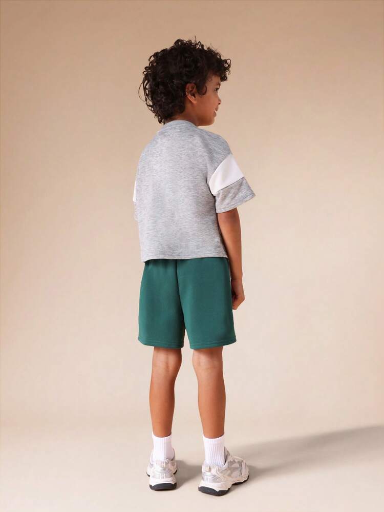 T-Shirt And Shorts Set With Star Print