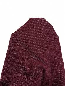 Poéselle Camiseta de tirantes con botones y lentejuelas en la parte delantera, de verano - Burdeos - Ver 7