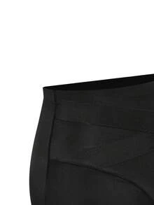 SHAPORA 女士平角短裤 - 黑色 - 查看 5