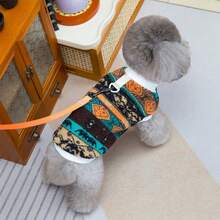 PETSIN Autumn/Winter Plush Velvet Pet Vest & Hoodie – Soft Warm Sweater With Traction Buckle For Dogs, Cats & Small Animals, Indoor/Outdoor Wear - Multicolor - View 18