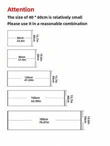 SHEIN 1 PC Silica Gel Kitchen Mat With Grey & Black Patterned Frame Design, Anti-Fatigue, Non-Slip, Absorbent, Quick-Drying Floor Mat Suitable For Kitchen, Bathroom, Laundry Room, Front Doorway, Etc. ,Room Decor - Multicolor - View 10