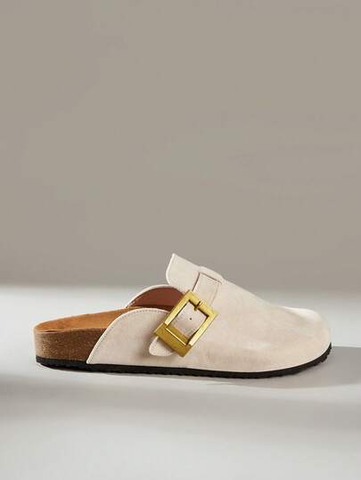 Solecia Women's Shoes: Stylish Retro Buckle-Style Loafers, Comfortable, Versatile, Buckle-Top Flat Shoes, Suitable For Daily Use, Social Gatherings, Parties, Holidays, Weddings, Vacations