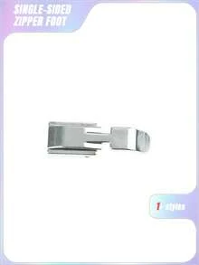 1pc Household Multi-Functional Sewing Machine Single-Side Zipper Presser Foot Valentine's Day, Valentines Wedding, Birthday - Silver - View 5