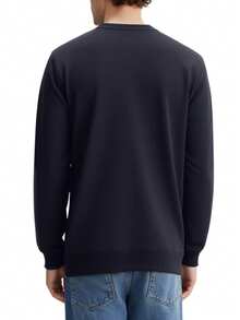 Napapijri Men's Sweatshirt Navy Blue - BLU MARINE - View 2