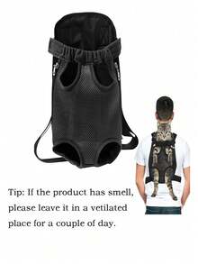 1 Pc Legs Out Front Pet Dog Carrier ,Front Chest Backpack ,Pet Cat Puppy Tote Holder Sling Bag For Small Puppy Keep Cat Carrier Cat Bag - Black - View 6