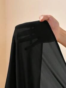 Zivah 2025休闲沙滩度假露背系带罩衫连衣裙 - 黑色 - 查看 7