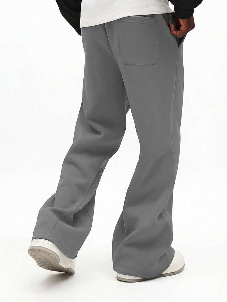 Essential Flare Fit Jogger Sweatpants With Drawstring