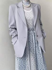 DAZY 蕾丝镂空长裙，独特设计仙女风连衣裙，女士吊带裙 - 白色 - 查看 13