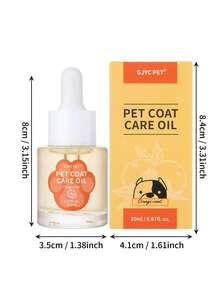 PETSIN Concentrated Coat Oil For Dogs & Cats | Sweet Orange Scented Leave-In Treatment With Dropper, 0.67 Fl Oz | For Deep Nourishment, Shine & Easy Comb-Out Of Mats & Knots - Multicolor - View 8