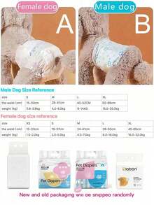 10pcs Disposable Pet Dog Diapers, Female Dog Physiological Pants, Anti-Side Leakage Diapers, Clean, Dry, Ultra-Thin, Strong Water Absorption, Suitable For Pet Dog Incontinence, Urination Training, And Preventing Stray Dogs From Mating - Multicolor - View 13