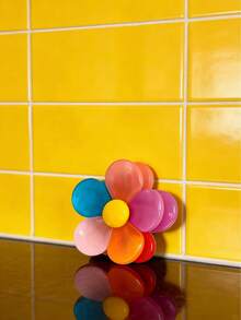 Joivida Kẹp niêm phong từ tính hình hoa 3D sáng tạo, kẹp túi đựng đồ ăn nhẹ và thực phẩm hình cánh hoa dễ thương, nam châm tủ lạnh, kẹp giữ ẩm giúp giữ tươi cho nhà bếp. - Nhiều màu - Xem 5