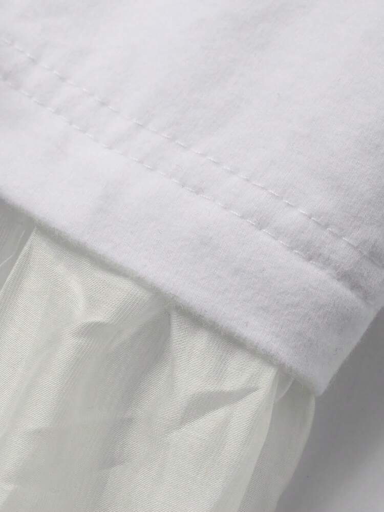 Tween Girl Collared Button Half Placket Animal Print Casual Vacation Everyday Short Sleeve Dress Summer