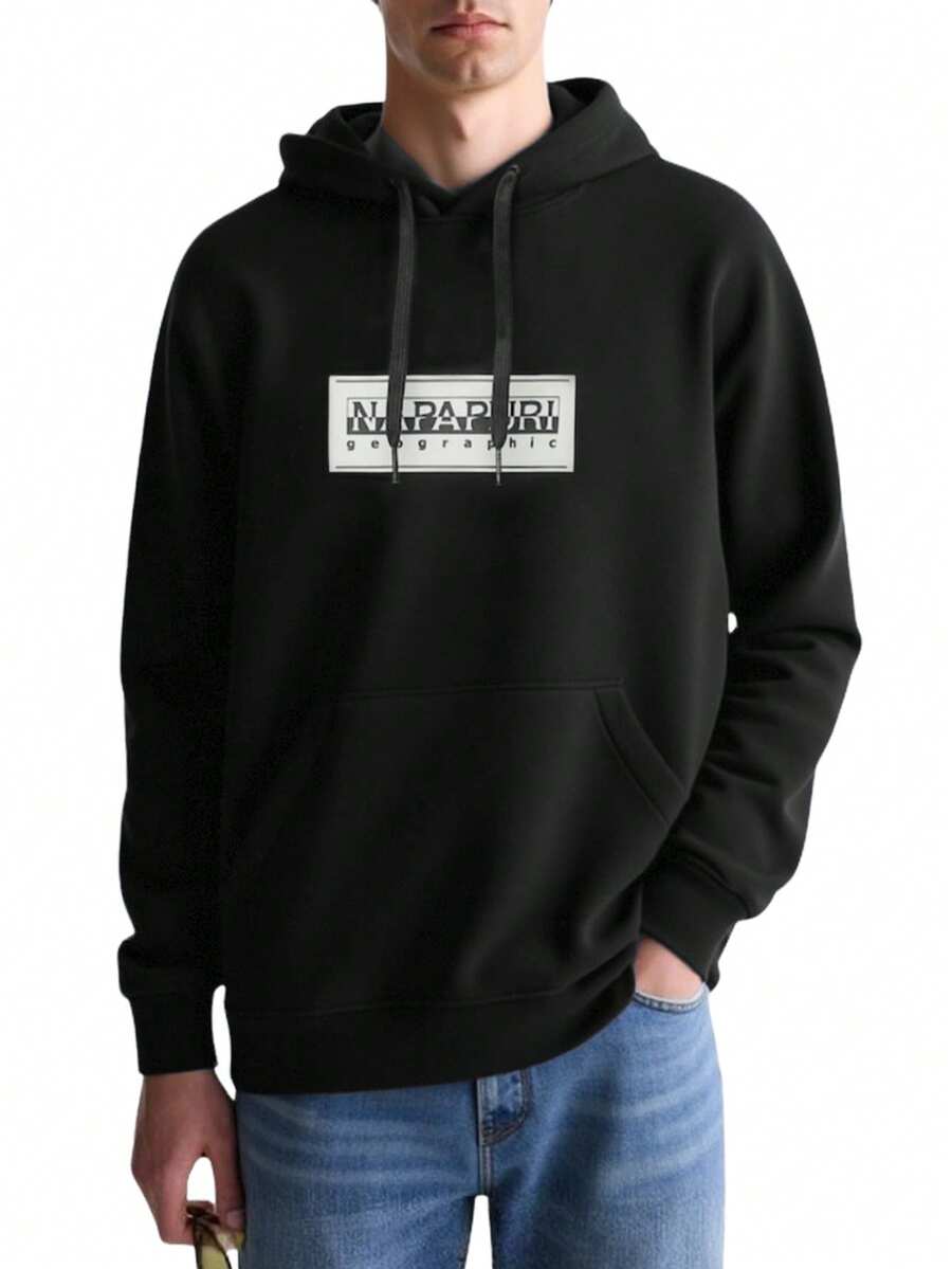 Napapijri Men's Hoodie Black - Black - View 1