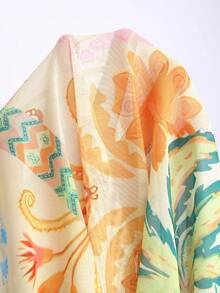 Swim Oasis 2件套女士性感露背吊带连体泳衣配网纱裤，沙滩度假泳装套装，女士多色假日套装，女士连衣裙套装，长裤上衣套装，两件套，女士裤装套装，春夏夏季裤装套装 - 彩色 - 查看 8