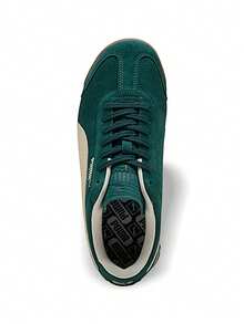 Puma 运动鞋，绿色麂皮，Terrain Alpine Snow 雪地鞋款，吸汗透气，轻便保暖，百搭纯色，易洗快干，适合运动、户外、日常穿着，男女通用，深绿色/米色，货号 398635-10 - 深綠色/米色 - 查看 6