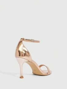 CUCCOO SZL Women Heeled Sandals Valentine's Day - Champagne gold - View 3