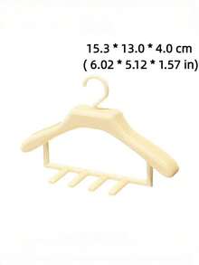 Joivida Creative Mini Hanger-Shaped Toothbrush Holder Wall-Mounted Drill-Free Toothbrush Storage Rack For Couples Bathroom Vanity Toothpaste And Toothbrush Organizer Space-Saving Home Storage Tool - Multicolor - View 3