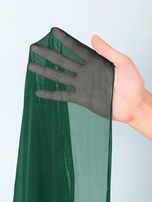 Swim Basics 女士纯色休闲沙滩罩衫和迷你裙套装 - 墨綠色 - 查看 6