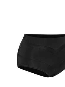 SHAPORA 女士平角短裤 - 黑色 - 查看 3