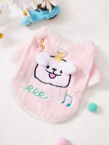 PETSIN Gilet e felpa con cappuccio in velluto morbido e caldo per animali domestici, adatto per cani, gatti e piccoli animali, da indossare sia in casa che all'aperto, con fibbia di trazione, per l'autunno/inverno - Multicolore - Visualizzare 12