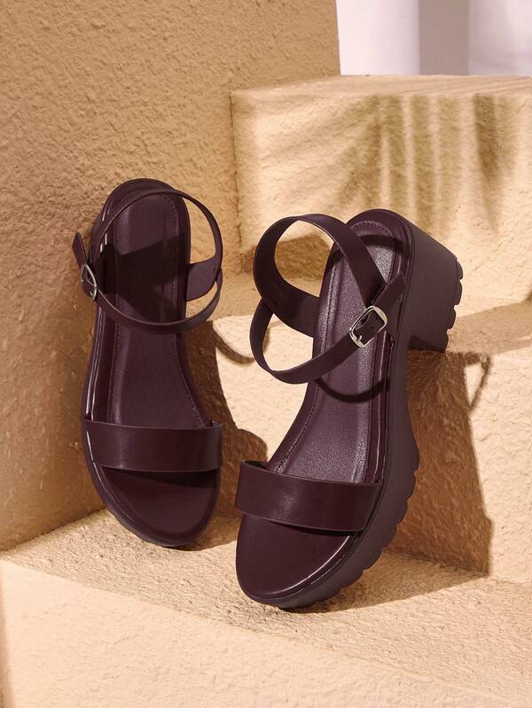 HighSole Woman Shoes Fashion Black High-Heeled Sandals For Summer Graduation Heels Prom Heels Vacation Shoes Summer Christmas Fall New Year Holiday Summer Shoes