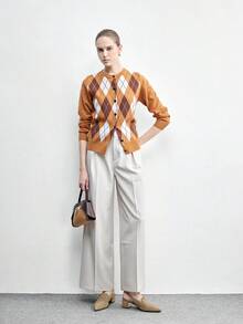 CUCCOO BIZCHIC Women's Backstrap Mule Slip-On Shoes, Buckle Design, Commuting High Heels - Camel - View 2