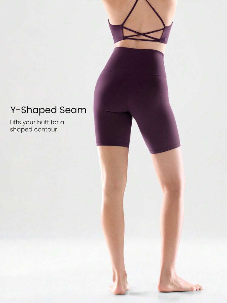 8" FeatherFit™ Crossover Biker Shorts