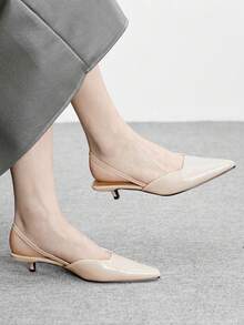 CUCCOO BIZCHIC Giày sandal cao gót dành cho nữ - Màu be - Xem 5